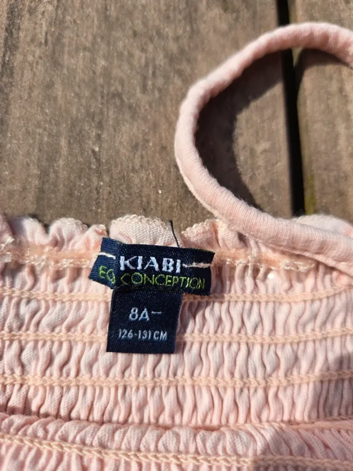 Débardeur rose pâle 8 ans - photo numéro 2