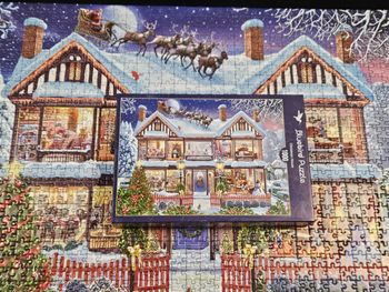 Puzzle 1000 pièces Christmas house Bluebird Puzzle