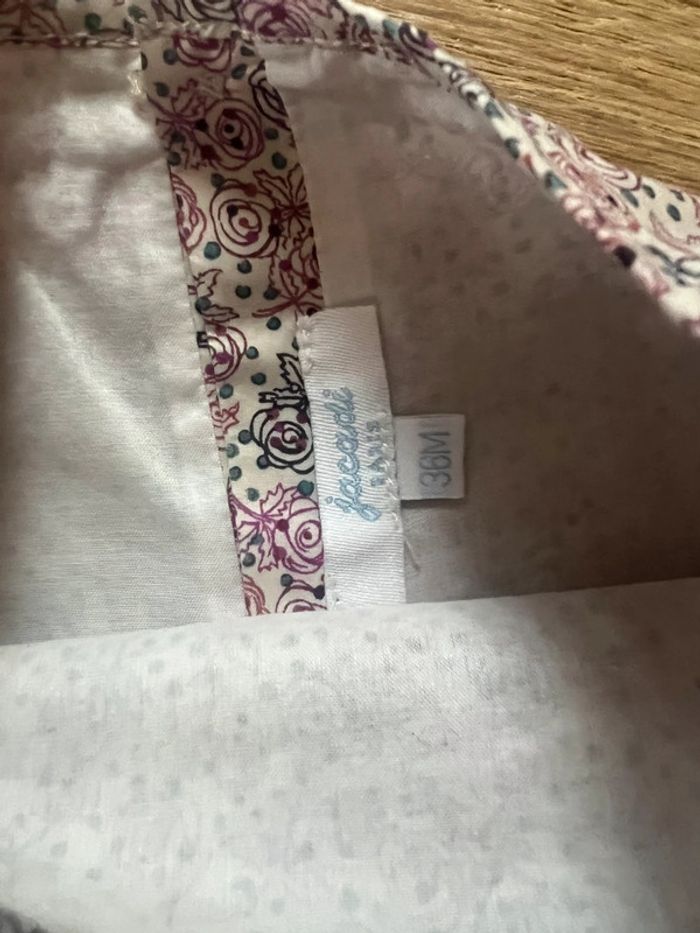 Robe manche longue jacadi fille 36 mois neuf sans étiquette - photo numéro 4