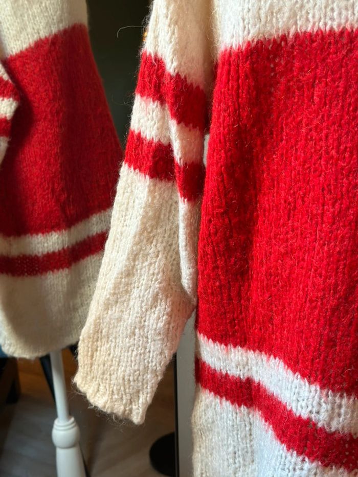 Pull en maille alpaga mohair modèle Manina American Vintage - Taille XS/S oversize - photo numéro 7