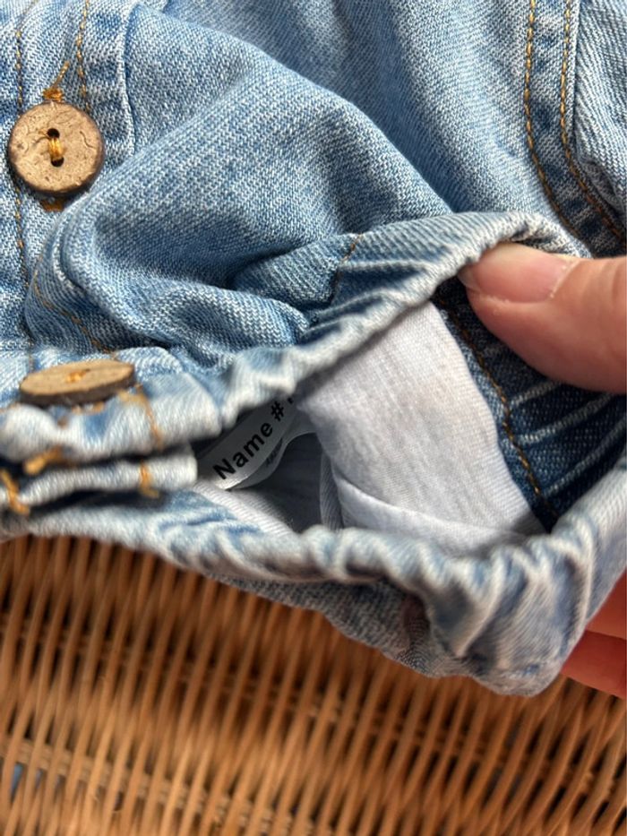 Jolie Veste en Jean Bébé Zeeman - Capuche Doublée - Taille 50 cm (Naissance/1 mois) - photo numéro 4
