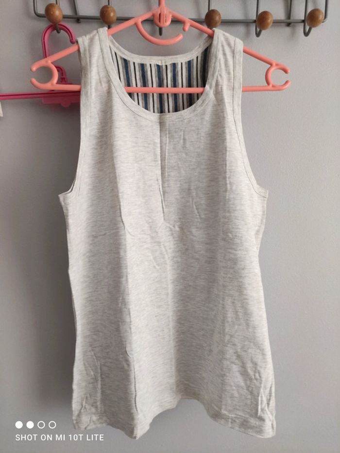 Débardeur gris clair