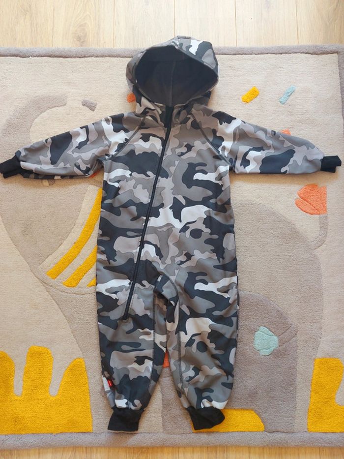 Combinaison de pluie iELM softshell camouflage militaire 104 cm 4 ans - photo numéro 2