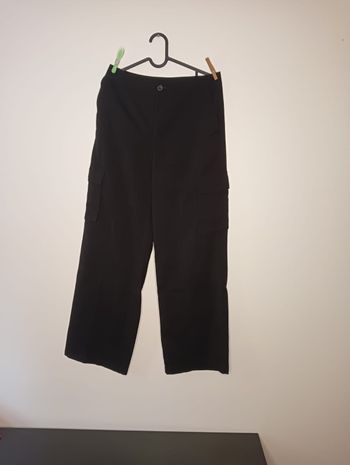 Pantalon noire Jambe large Kiabi T38