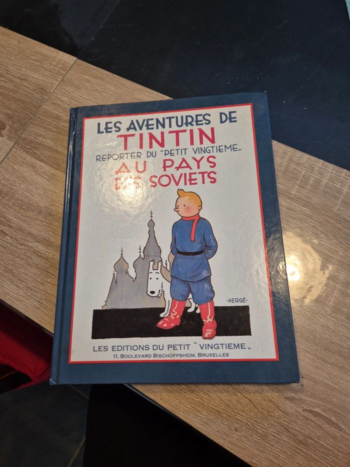 Livre BD les aventures de tintin