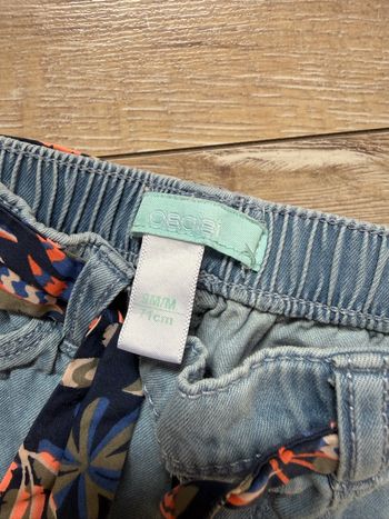 Short en jeans ( 9 mois ) 