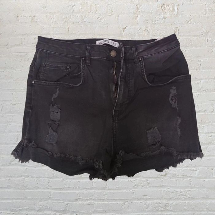 Short noir Zara Taille XL - photo numéro 2