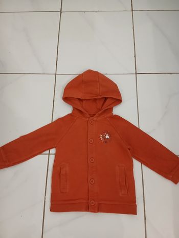 Gilet garcon en coton taille 24 mois marque lulu castagnette