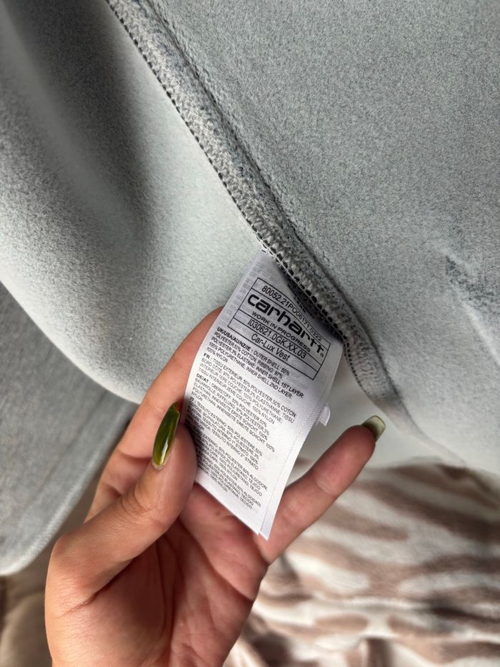 Gilet sans manches Carhartt WIP Car-Lux gris – Taille S (neuf avec étiquette) - photo numéro 10
