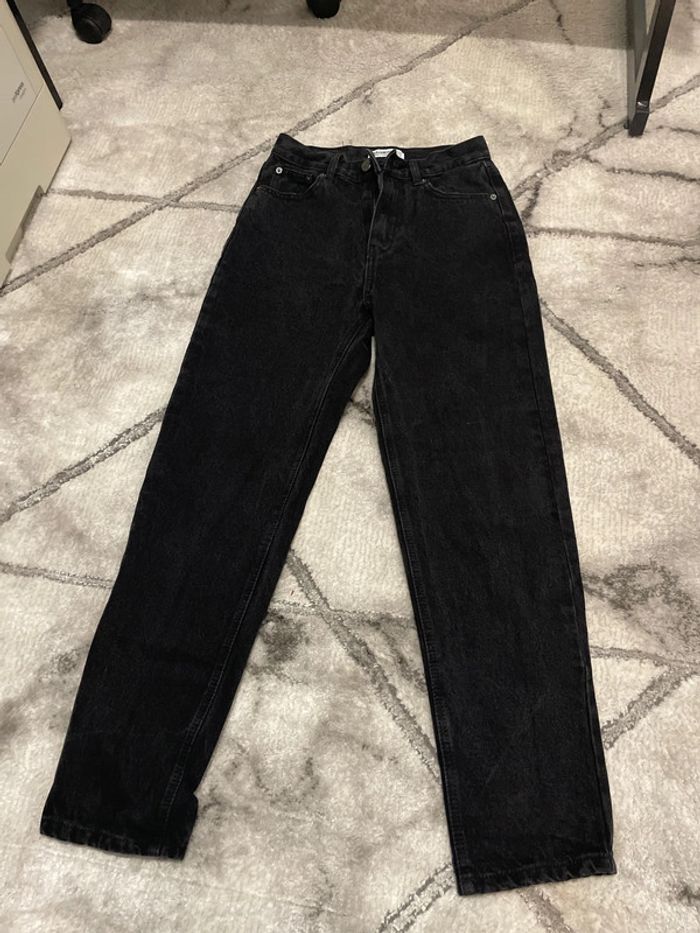 Jeans noir mom Pull & Bear