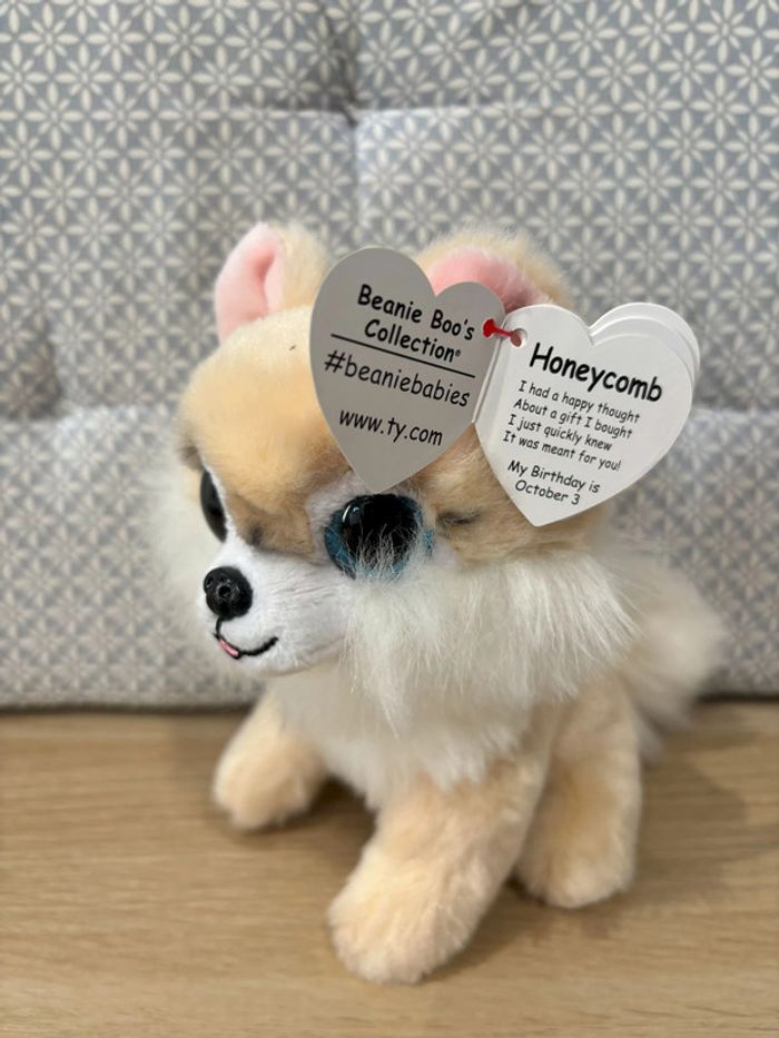 Peluche Honeycomb Le Chien "The Beanie Boo's Collection" - photo numéro 3