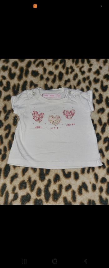 Tee shirt bébé fille