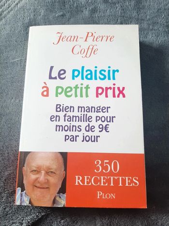 livre recette pour bien manger à petit prix Jean Pierre Coffe