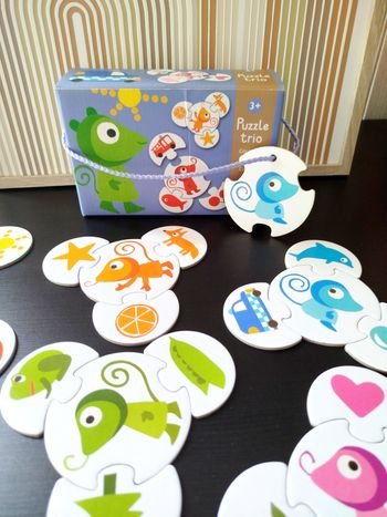 Djeco Puzzles Trio Les couleurs