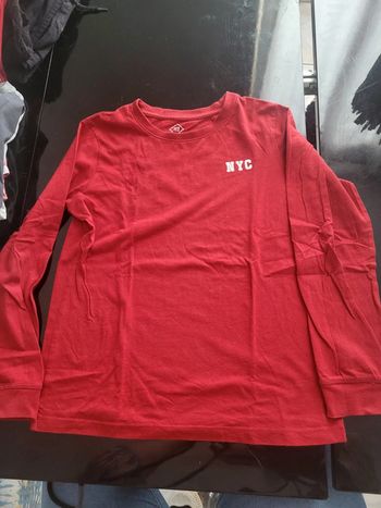 T shirt bordeaux tex 10 ans