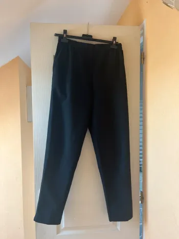 pantalon noir tailleur taille élastique