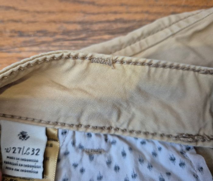 Pantalon chino beige femme W27 L32 (FR 36) Maison Scotch La Femme selon Marie Jolie Vagabonde - photo numéro 5