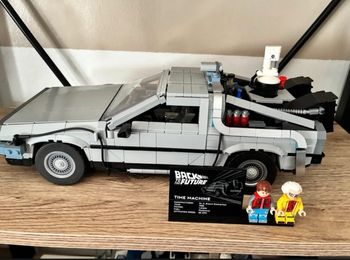 LEGO 10300 Back to the Future Time Machine – DeLorean – Excellent état – Complet