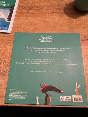 Livre le loup qui apprivoisait ses émotions 