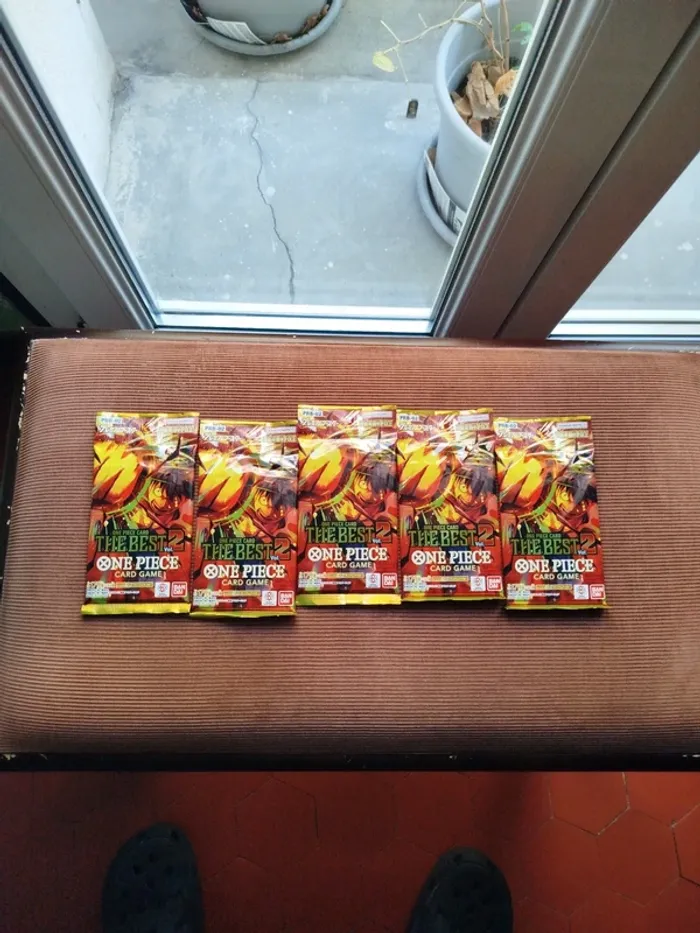 Lot de 6 boosters one piece prb-02 neufs japonais