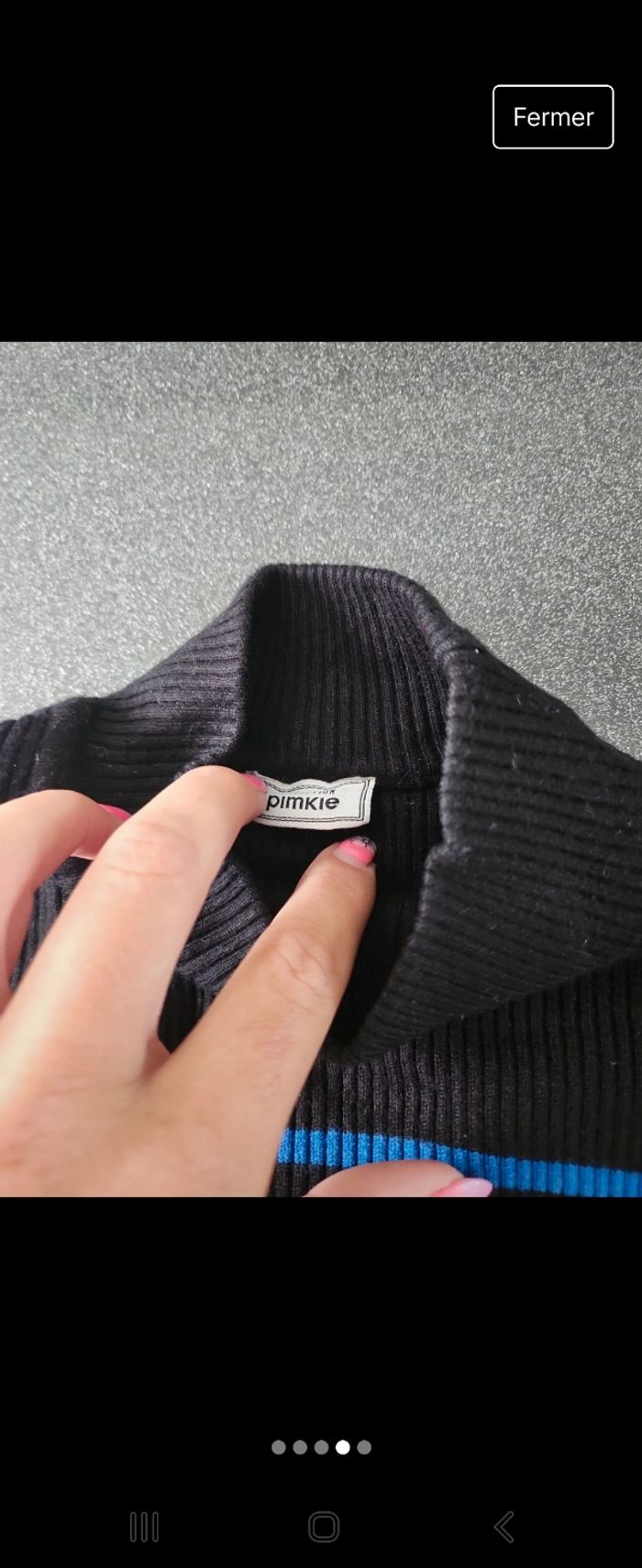 Pull col roulé noir pimkie - photo numéro 4