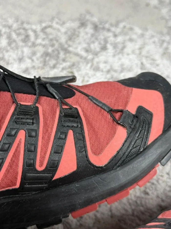 Salomon XA Pro 3D V9 Gore-Tex - Black & Beige & Corail - photo numéro 16