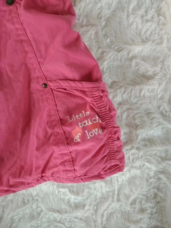 Robe doublée chaude Fille 3 mois cœur poches "Little touch of love" Kitchoun - photo numéro 6