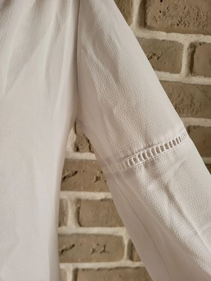Blouse bohème broderies et pompons Cache Cache - photo numéro 7