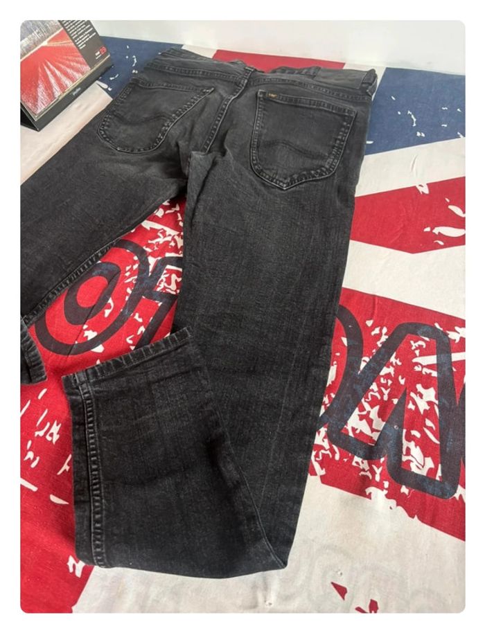 Jeans Lee noir chiné taille 38 slim - photo numéro 16