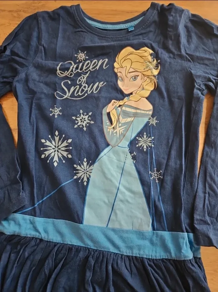 Robe reine des neiges 10 ans - photo numéro 2