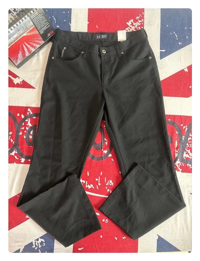 Pantalon de costume Armani Jeans taille 40 patte d’éléphant - photo numéro 6