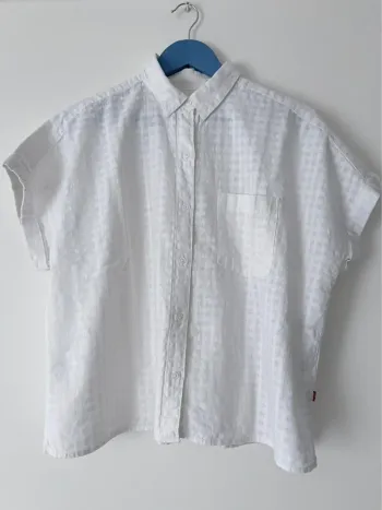 Chemise blanche manches courtes Levi’s taille M oversized