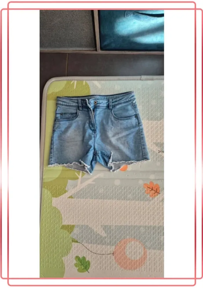 Short en jeans pour fille