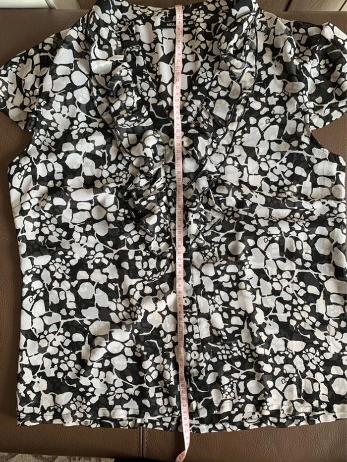 Chemisier MC gris noir Mellachia t46 - photo numéro 10
