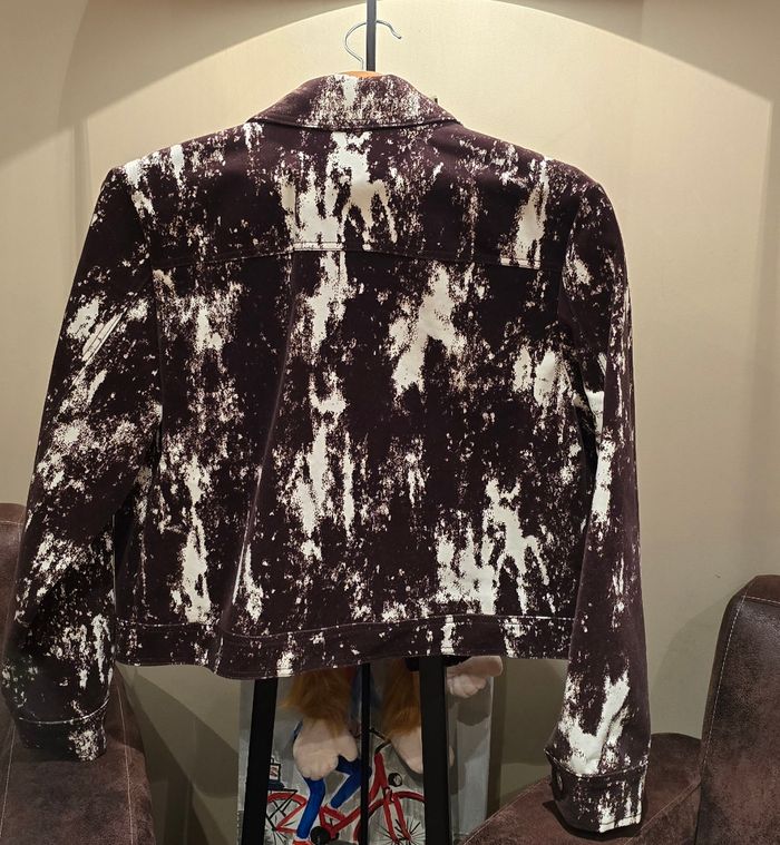 Veste femme marron/blanc - photo numéro 2