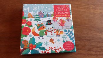 Puzzles 9 pièces "l'hiver en fête"