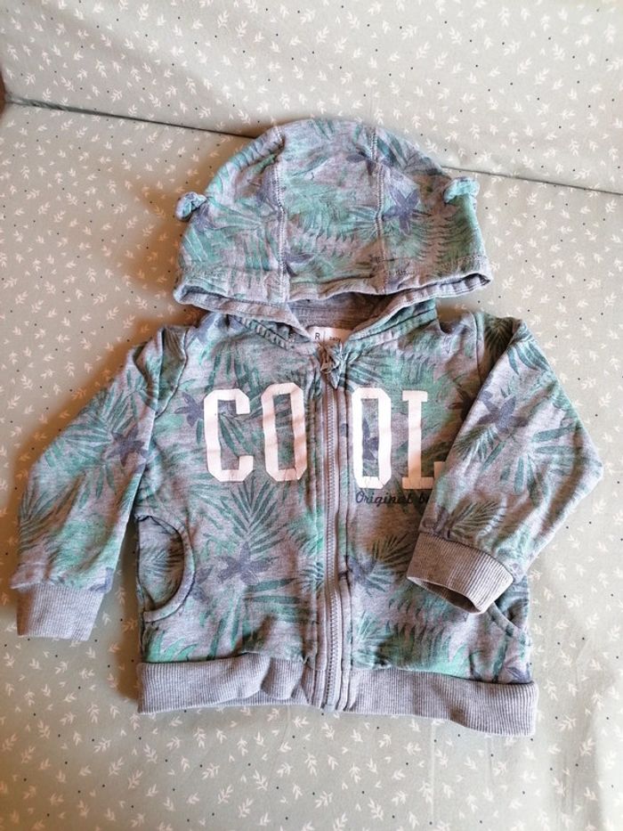 Veste zippée La redoute- 18 mois