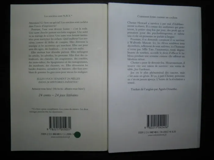Lot 2 Romans Neuf de l'école des loisirs (Rivais/Laclos/Anne Fine) TBE - photo numéro 2