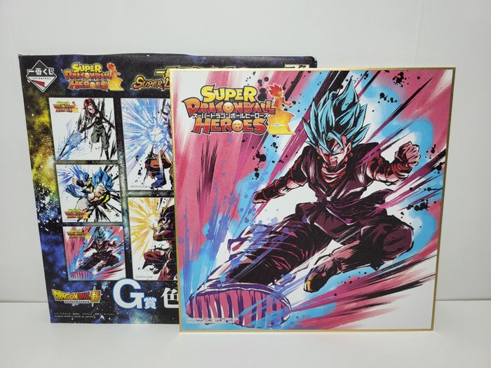 Dragon Ball Super Heroes Ichiban Kuji G Shikishi Goku 20X20Cm