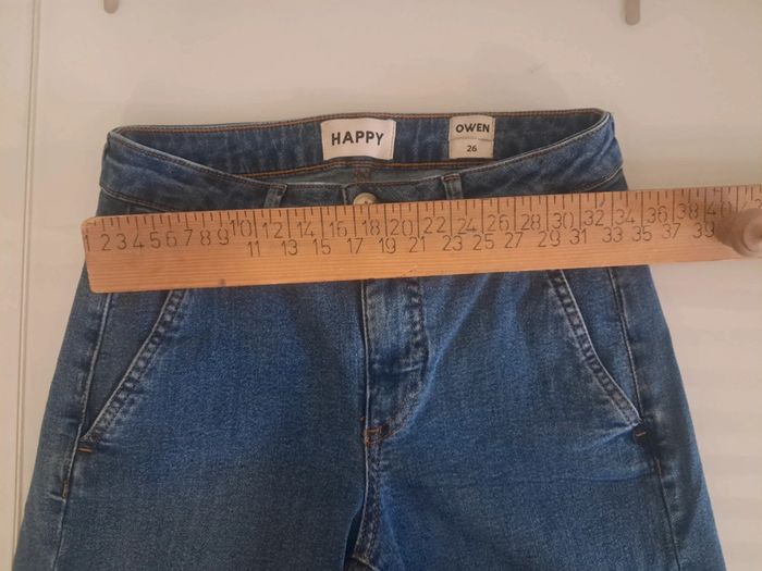 Happy jean taille haute jambe large T.36 - photo numéro 11