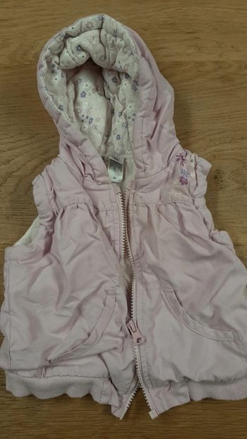 Veste sans manche rose
