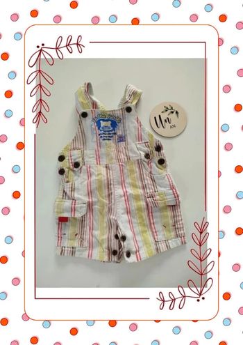 Salopette short 12 mois