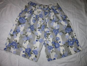 Short Type Bermuda Taille 16 Ans Blanc Fille