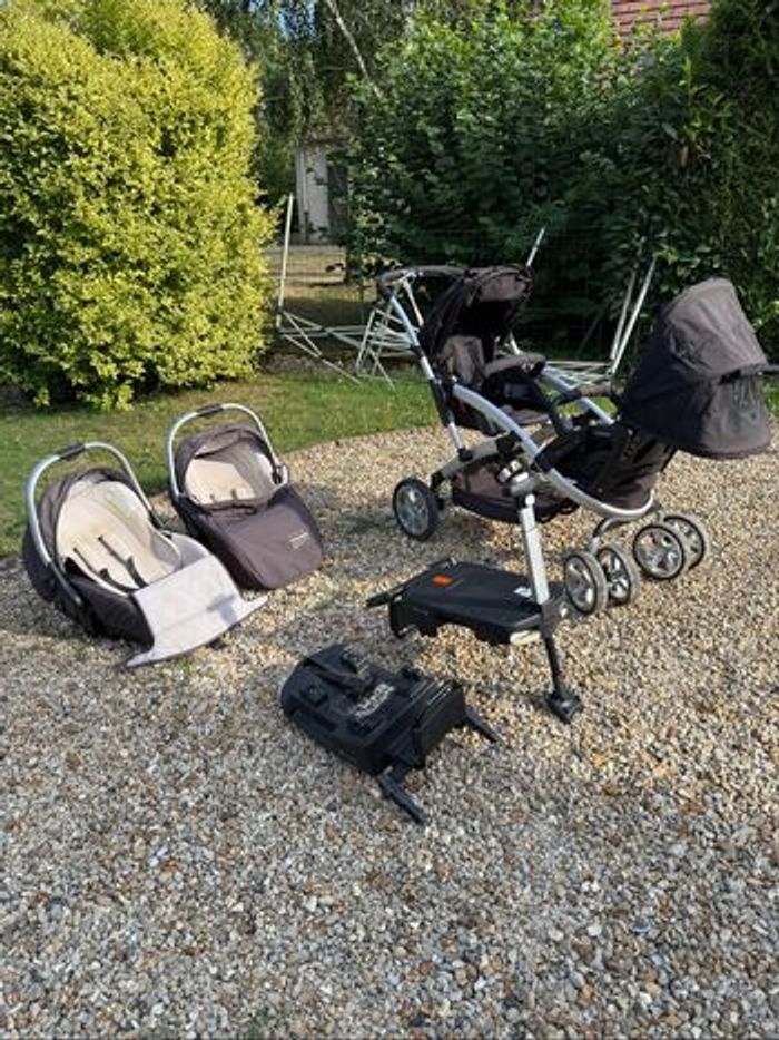 Poussette double + isofix - photo numéro 2
