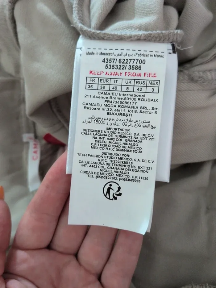 Jupe en jean Camaïeu – Taille 36 – Neuve avec étiquette - photo numéro 4
