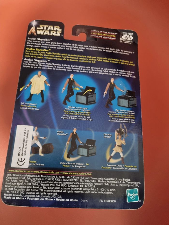 blister star wars l'attaque des clones anakin - photo numéro 2
