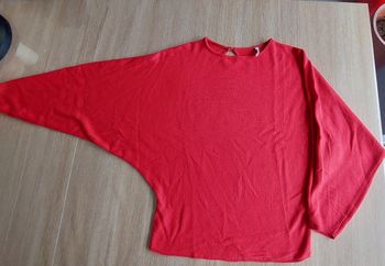 Pull femme rouge