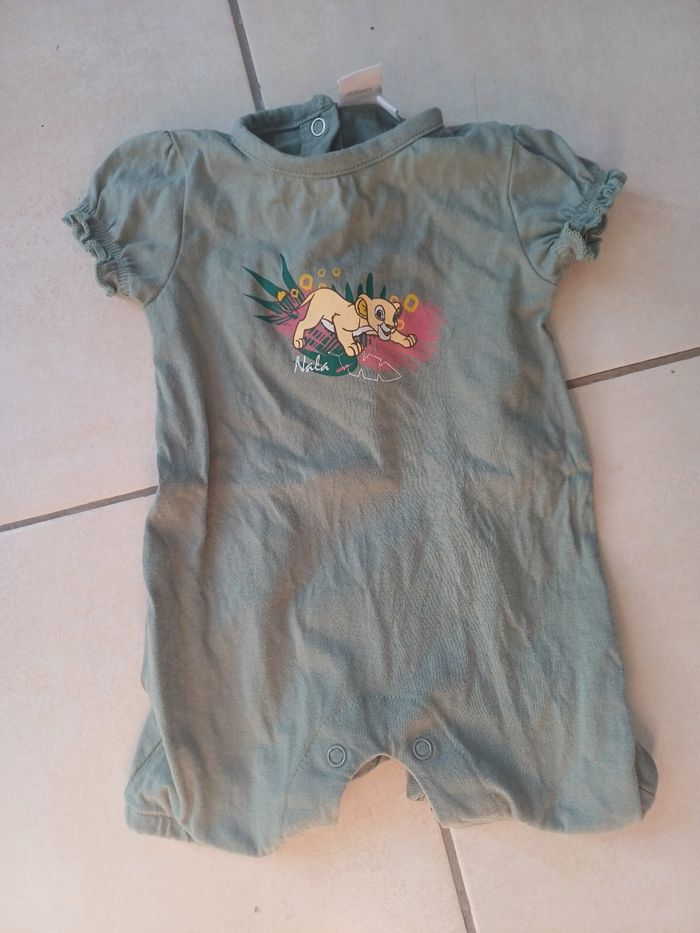 Combi short bébé fille le roi lion - photo numéro 3
