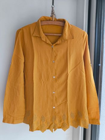 Chemise couleur moutarde 38