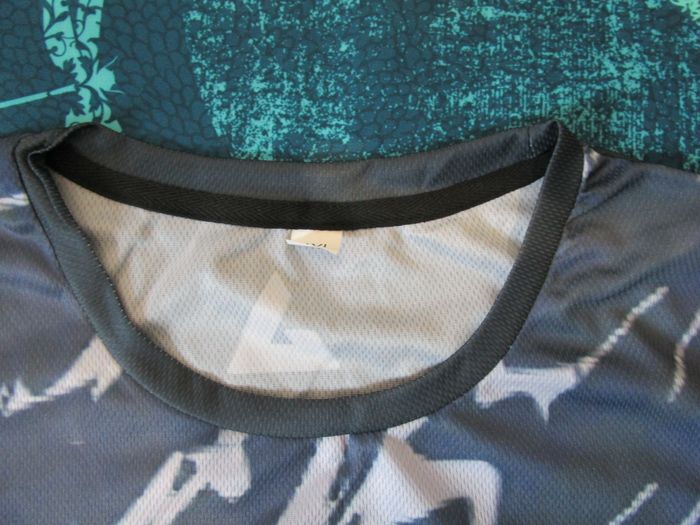 T-shirt Maillot de Sport homme pour Padel Badminton Taille 4XL Gris - photo numéro 5